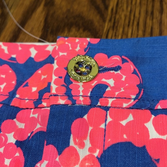 Lilly Pulitzer Nicki Skort Ikat Blue Mocean print size 12 NWT RARE - Picture 4 of 8